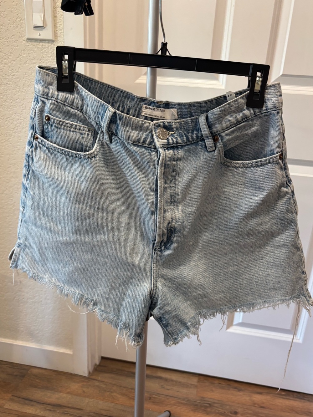 Garage denim shorts